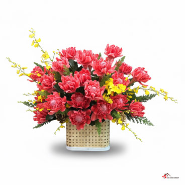 Hoa Sen Đa Lộc Đỏ