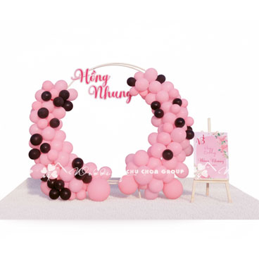 Trang Trí Sinh Nhật "Hồng Nhung"