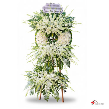 Lẵng Hoa Kính Viếng Phan Rang