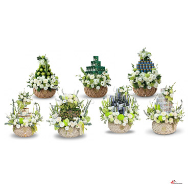 Mâm Quả Trắng Xanh