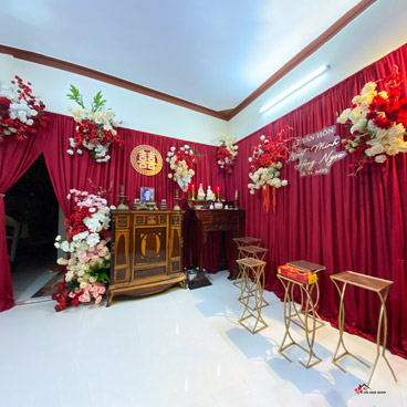 Trang Trí Cưới Hỏi Nơi Gác Thờ
