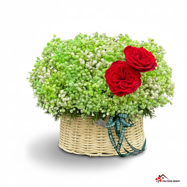 Giỏ Hoa Baby "Tựa Vai Anh"