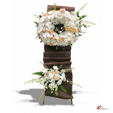 Vòng Hoa Viếng "Tôn Kính"