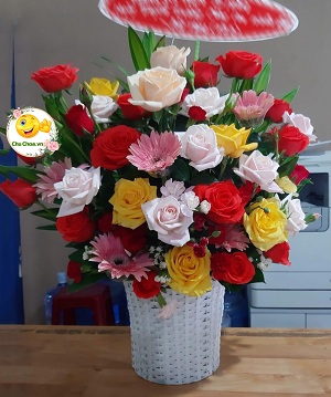Bó hoa chúc mừng sinh nhật đẹp Bó hoa tặng sinh nhật bạn gái ở HÀ NỘI