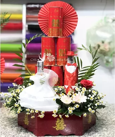Mâm Trà Rượu (Cô Dâu Chú Rể)