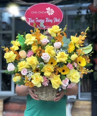 Giỏ Hoa Khai Trương Ninh Thuận