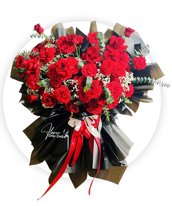 Bó hoa hồng đỏ tặng vợ yêu nhất