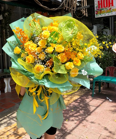 Bó Hoa Vàng Sang Trọng - To